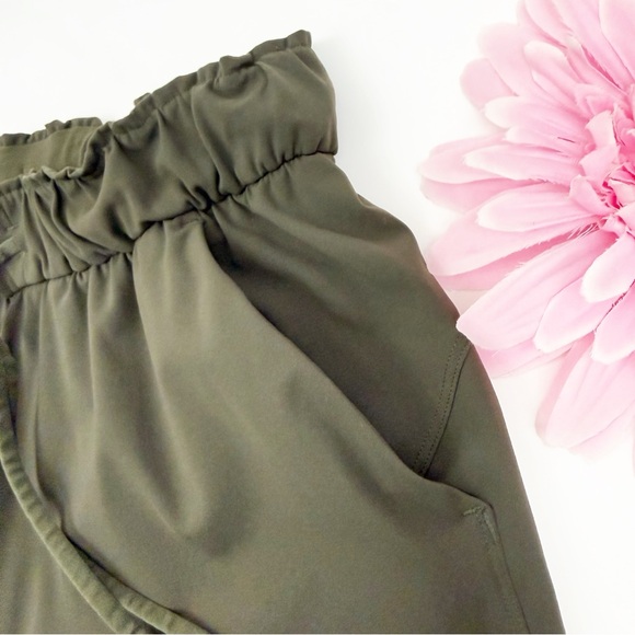 Lululemon Stretch High-Rise Jogger Pants Full Length Dark Olive Green - Picture 6 of 12